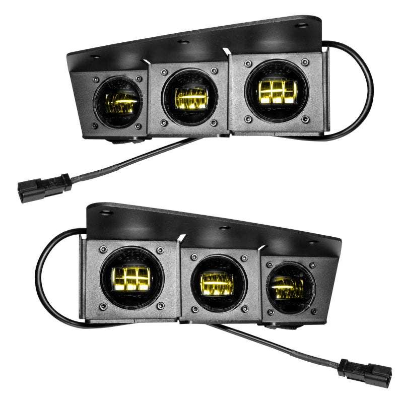 ORACLE Lighting 21-22 Ford Bronco Triple LED Fog Light Kit - 5890-006