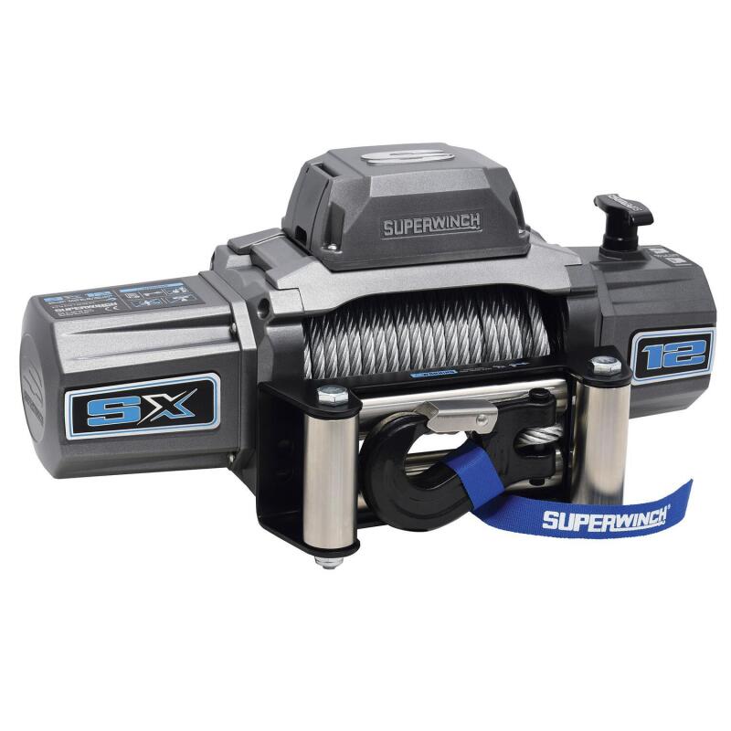 Superwinch 12000 LBS 12V DC 3/8in x 85ft Wire Rope - 1712200