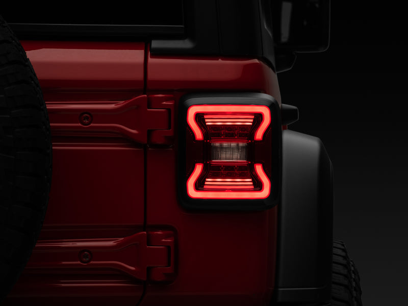 Raxiom 18-22 Jeep Wrangler JL LED Tail Lights- Black Housing - J132754-JL