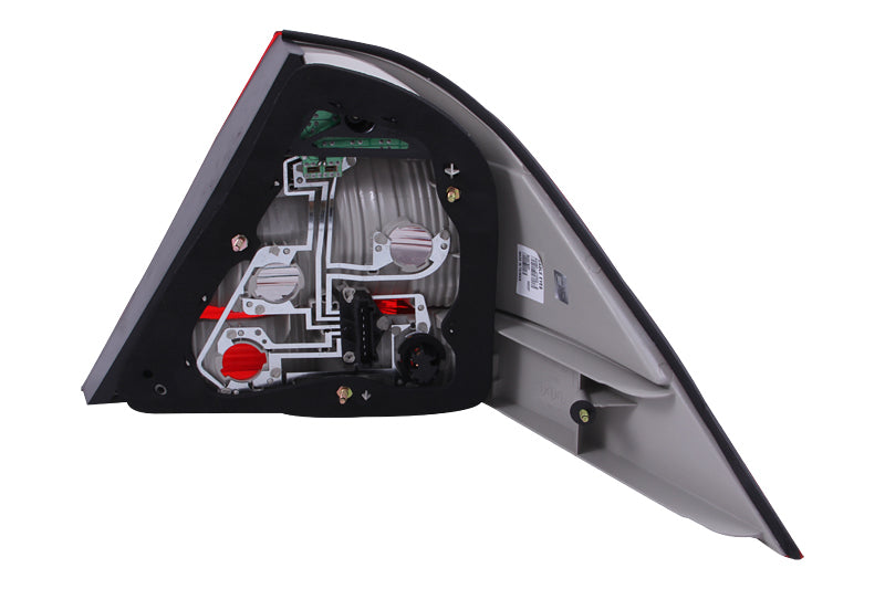 ANZO 2000-2005 Mercedes Benz S Class W220 LED Taillights Red/Clear - 321055