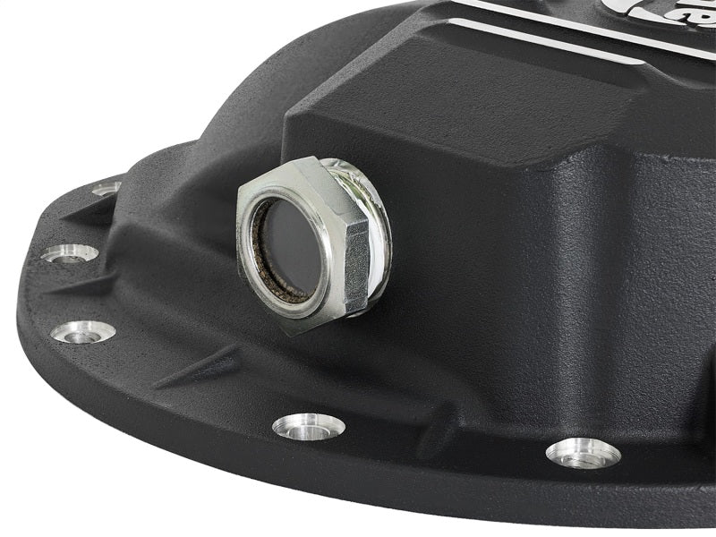 aFe Power Cover Diff Front Machined w/ 75W-90 Gear Oil - 46-70042-WL