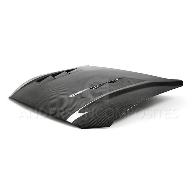 Anderson Composites 2018 Ford Mustang GT Type-SA Style Heat Extractor - AC-HD18FDMU-SA-DS