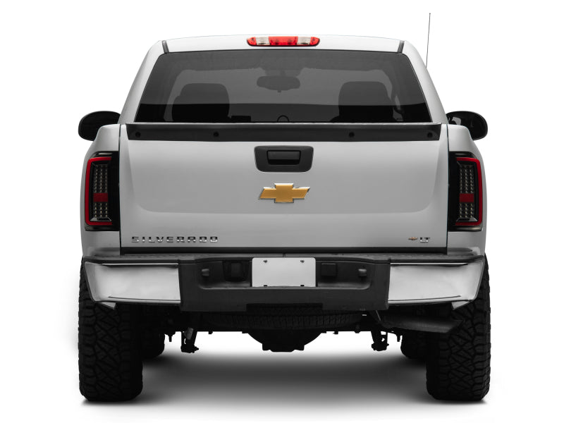 Raxiom 07-13 Chevy Silverado 1500 G2 LED Tail Lights- Black - S112711