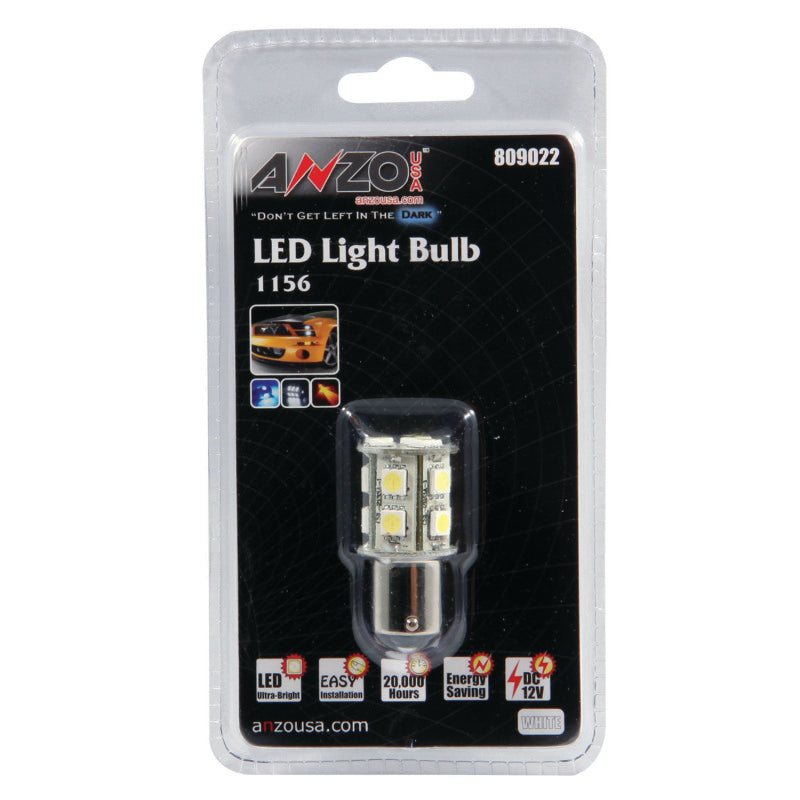 ANZO LED Bulbs Universal LED 1156 White - 13 LEDs - 809022