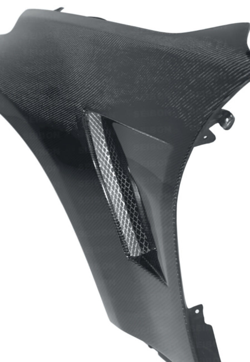 Seibon 02-08 Nissan 350Z 10mm Wider Carbon Fiber Fenders - FF0205NS350