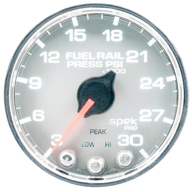 Autometer Spek-Pro Gauge Rail Press 2 1/16in 30Kpsi Stepper Motor - P32121