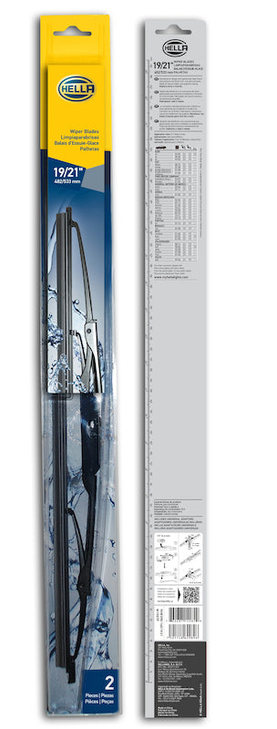 Hella Standard Wiper Blade 19in/21in - Pair - 9XW398114019/21