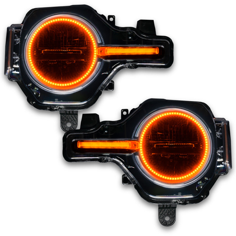 Oracle 21-22 Ford Bronco Headlight Halo Kit w/DRL Bar - - 1471-330