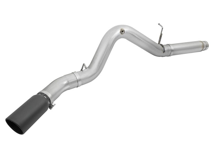 aFe Atlas Exhaust 5in DPF-Back Aluminized Steel w/ Black Tips - 49-04081-B