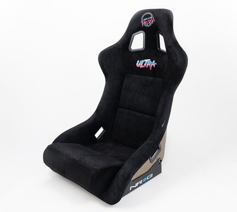 NRG FRP Bucket Seat ULTRA Edition - Large (Black Alcantara/Gold - FRP-302BK-ULTRA