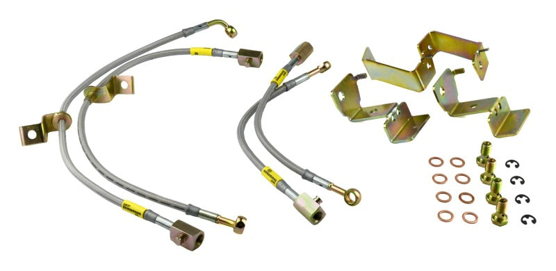 Goodridge 05-14 Ford Mustang (w/ABS) Stainless Steel Brake Line Kit - 12364