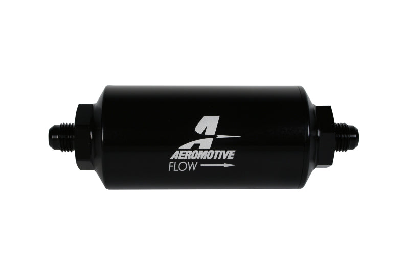 Aeromotive In-Line Filter - (AN-6 Male) 10 Micron Fabric Element - 12347