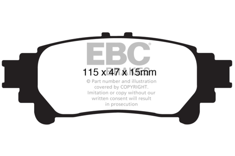 EBC Ultimax2 Brake Pad Sets (Rears Only) - UD1391