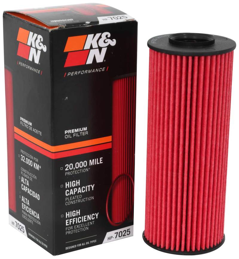 K&N Performance Oil Filter for 11-13 Chrysler 200/300 3.6L / - HP-7025