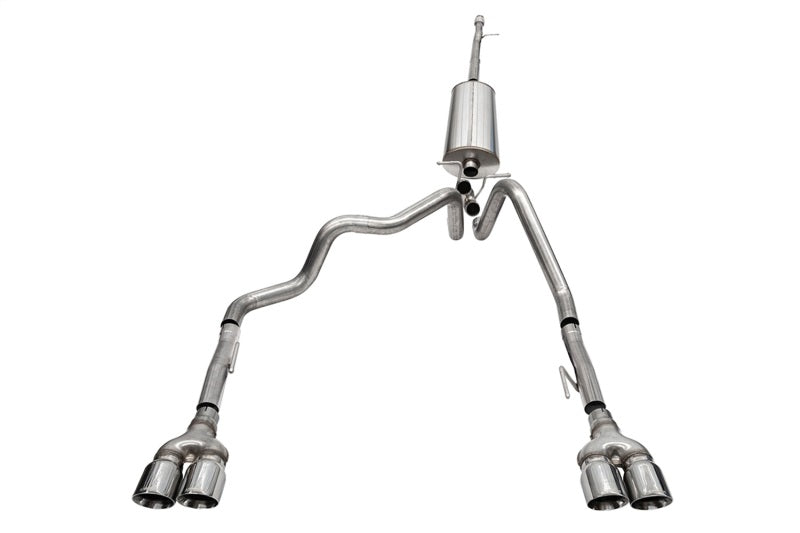 Corsa 19-23 Chevrolet Silverado 1500 Cat-Back Dual Rear Exit with - 21202