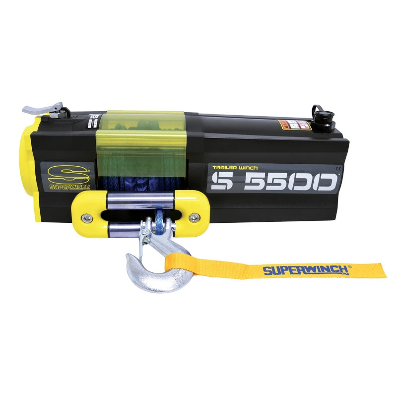 Superwinch 5500 LBS 12V DC 1/4in x 60ft Synthetic Rope - 1455201