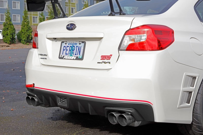 PERRIN 15-19 Subaru WRX/STI Tow Hook Kit (Rear) - Red - PSP-BDY-252RD