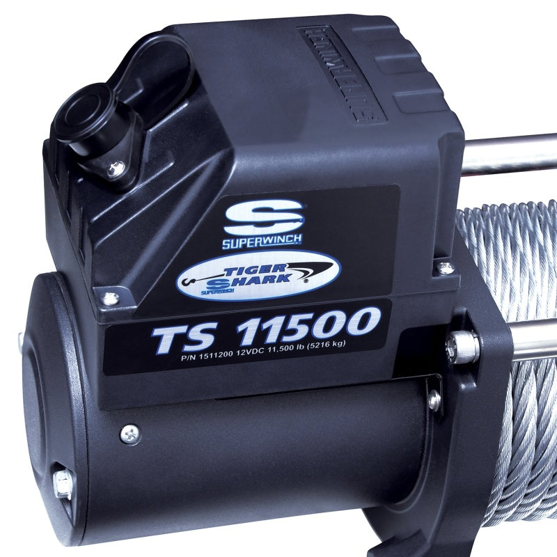 Superwinch 11500 LBS 12V DC 3/8in x 84ft Steel Rope - 1511200