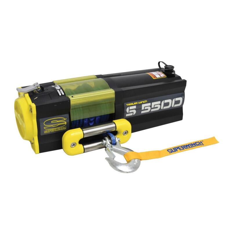 Superwinch 5500 LBS 12V DC 1/4in x 60ft Synthetic Rope - 1455201
