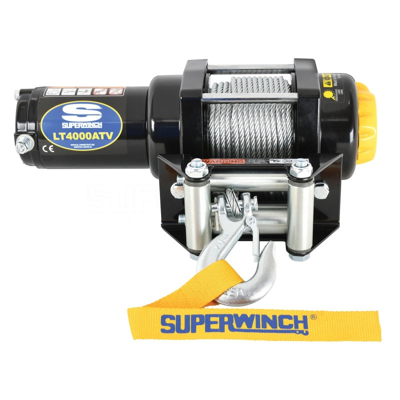 Superwinch 4000 LBS 12V DC 3/16in x 50ft Steel Rope - 1140220
