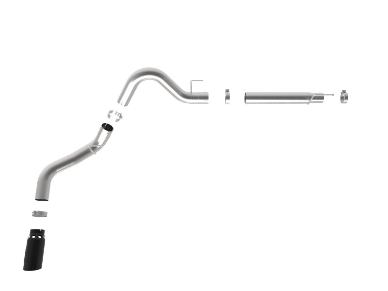 aFe Atlas 4in Aluminized Steel DPF-Back Exh 18-19 Ford F-150 - 49-03106-B