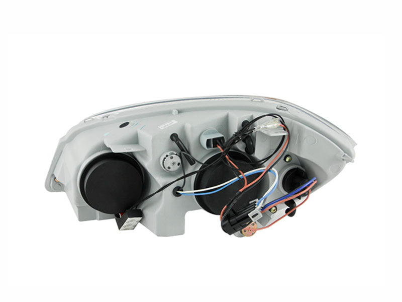 ANZO 2005-2010 Chevrolet Cobalt Projector Headlights w/ Halo Black w/ - 121344