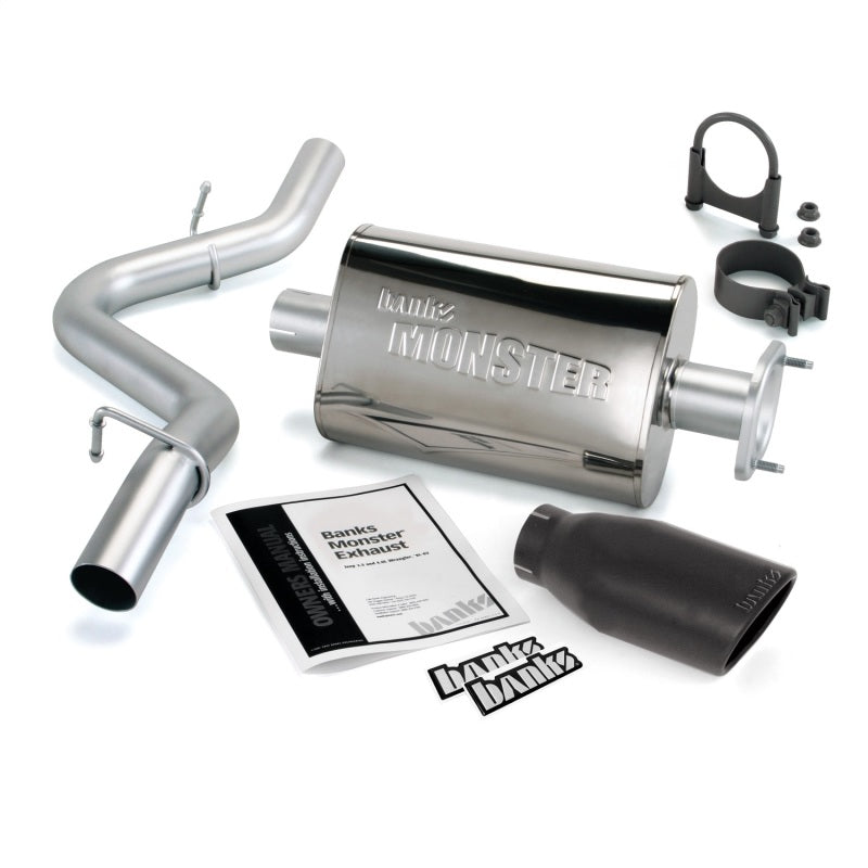 Banks Power 04-06 Jeep 4.0L Wrangler Monster Exhaust System - - 51314-B