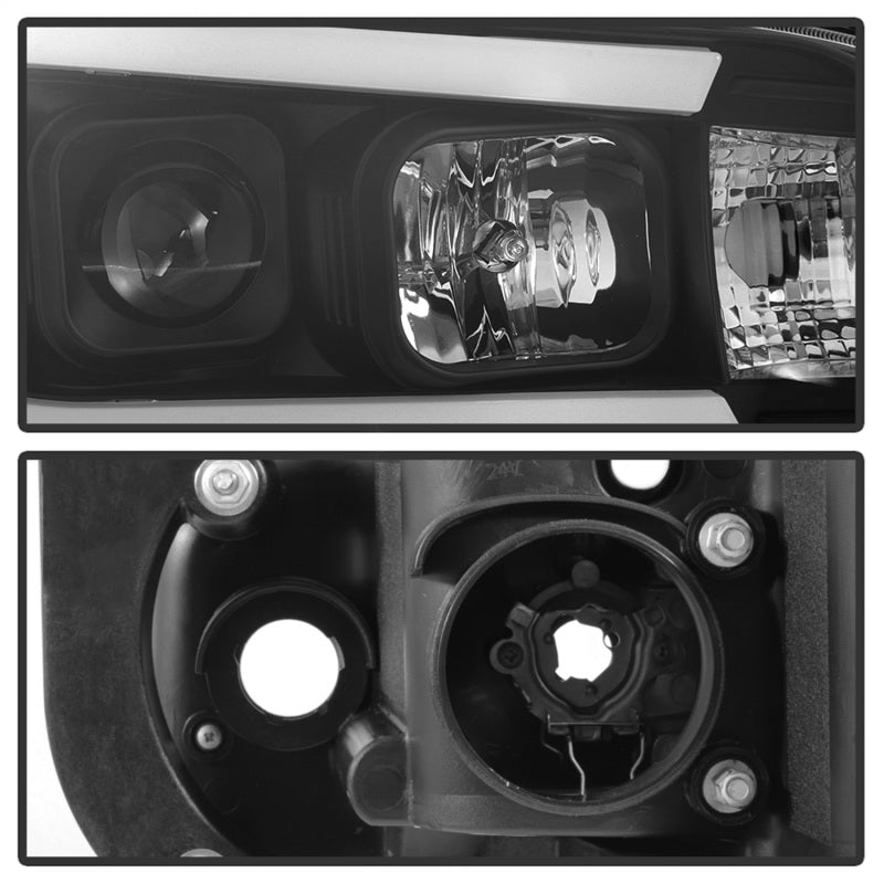 Spyder Dodge Charger 06-10 Projector Headlights - LED Light Bar - 5085245