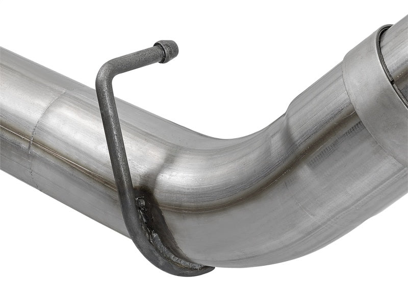 aFe Victory Series 4in 409-SS DPF-Back Exhaust w/ Dual Polished - 49-44089-P