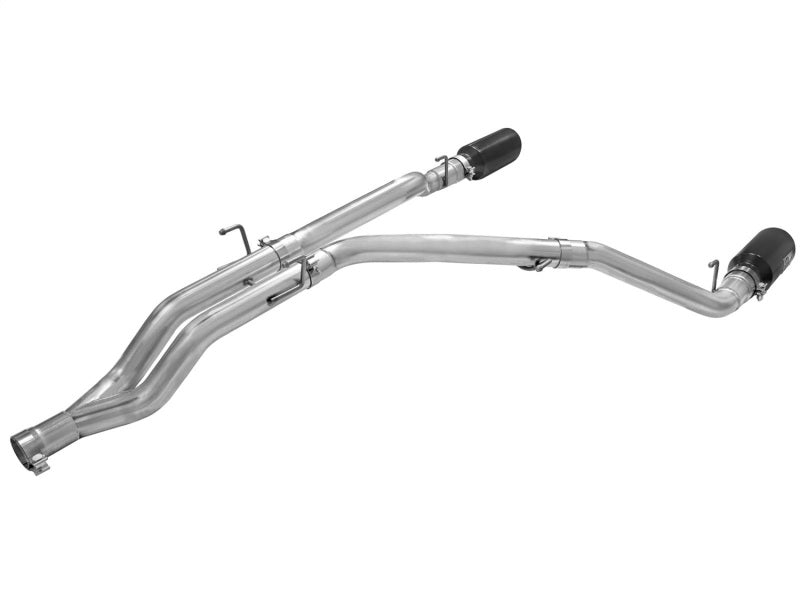 aFe MACHForce XP DPF-Back Exhaust 3in SS w/ 6in Black - 49-42044-B