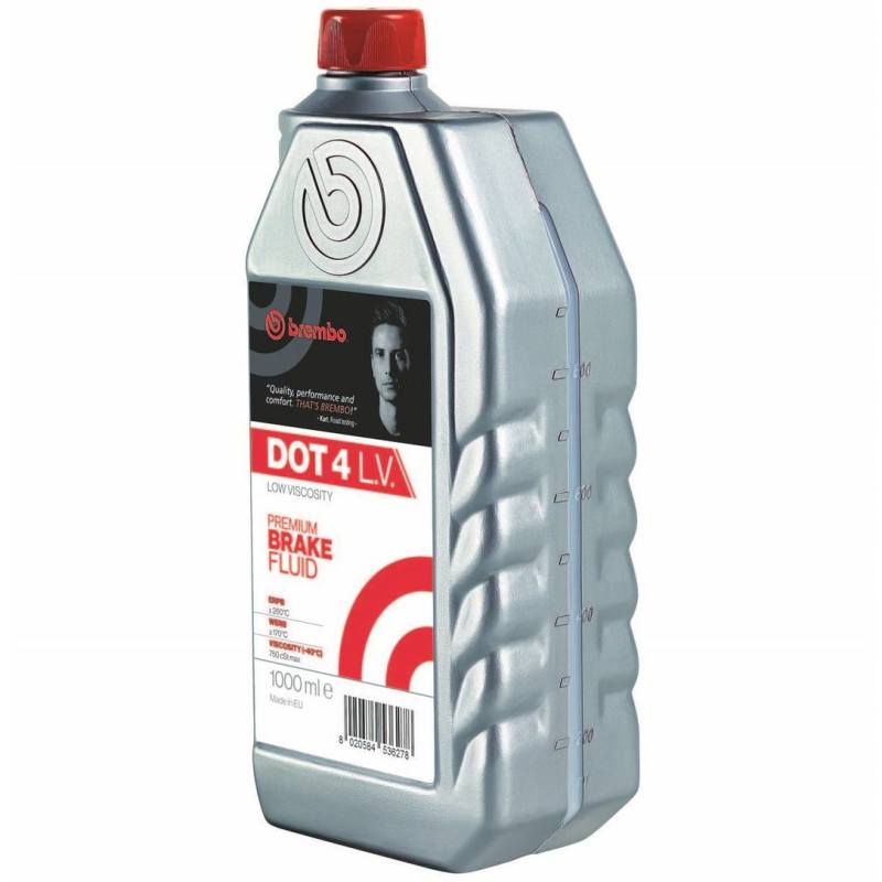 Brembo DOT 4 Low Viscosity Brake Fluid (1000 ML) - L04210