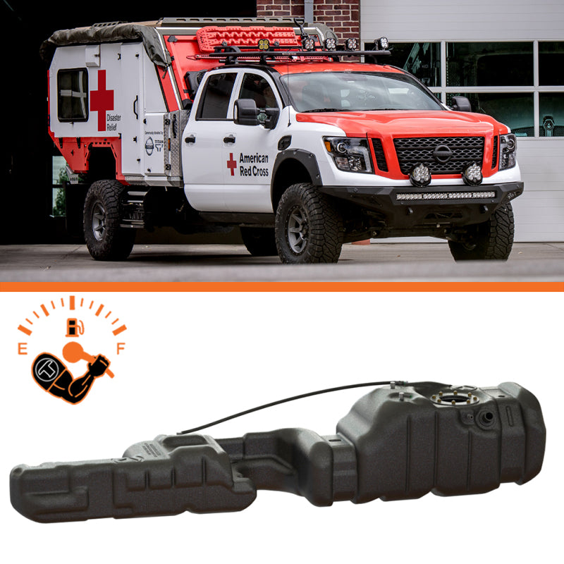 Titan Fuel Tanks 16-19 Nissan Titan XD Cummins Crew Cab - 7040216