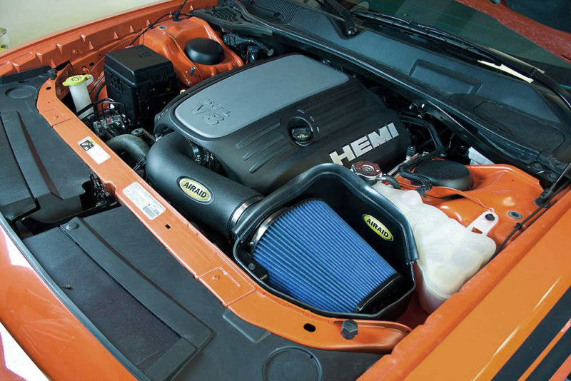 Airaid 11-14 Dodge Charger/Challenger MXP Intake System w/ Tube (Dry - 353-318