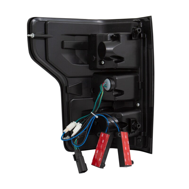 ANZO 18-19 Ford F-150 LED Taillights Black - 321338