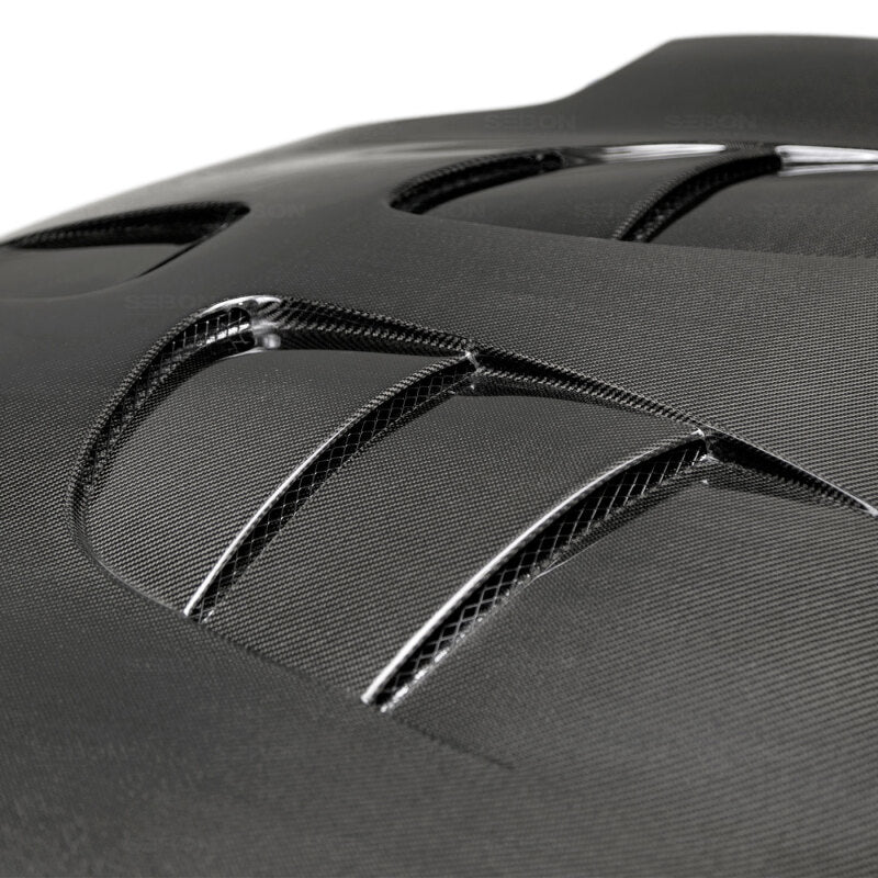 Seibon 93-96 Mazda RX-7 ST Carbon Fiber Hood - HD9396MZRX7-ST