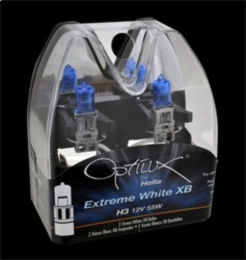 Hella H3 12V 55W Xen White XB Bulb (Pair) - H71071312
