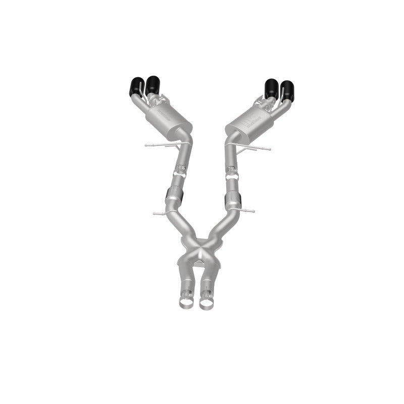 MagnaFlow SYS Cat-Back 2015-2017 Cadillac CTS-V 6.2L Quad 4in Carbon - 19011