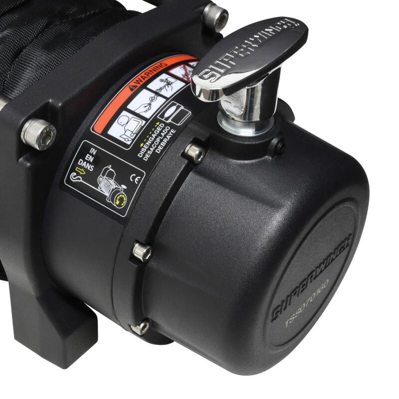 Superwinch 11500 LBS 12V DC 3/8in x 80ft Synthetic Rope - 1511201