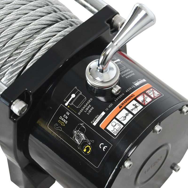 Superwinch 10000 LBS 12V DC 3/8in x 85ft Steel Rope - 1510200