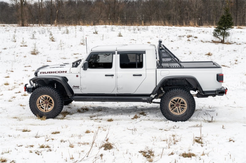 N-Fab ARC Sports Bar 20-22 Jeep Gladiator - Textured Black(Roll-N-Lock - J19BR-RLT