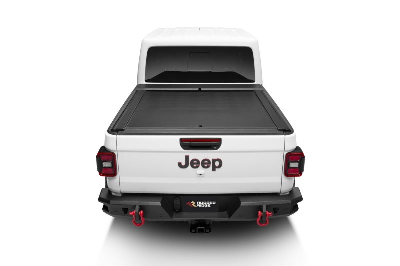 Rugged Ridge 20-22 Jeep Gladiator w/Trail Rail Sys Armis Tonneau - 13550.35