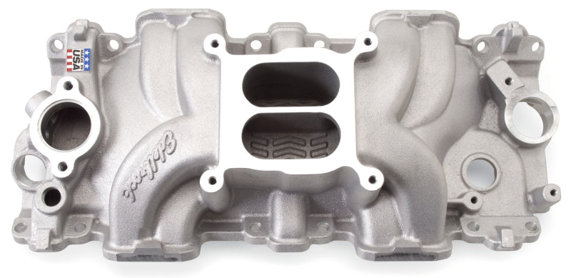 Edelbrock Intake Manifold Single Quad Perf RPM Chevrolet 348/409 Inwin - 7158