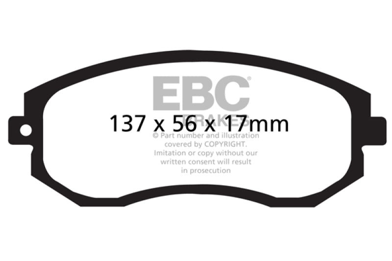 EBC Redstuff Brake Pad Sets (Fronts Only) - DP31884C