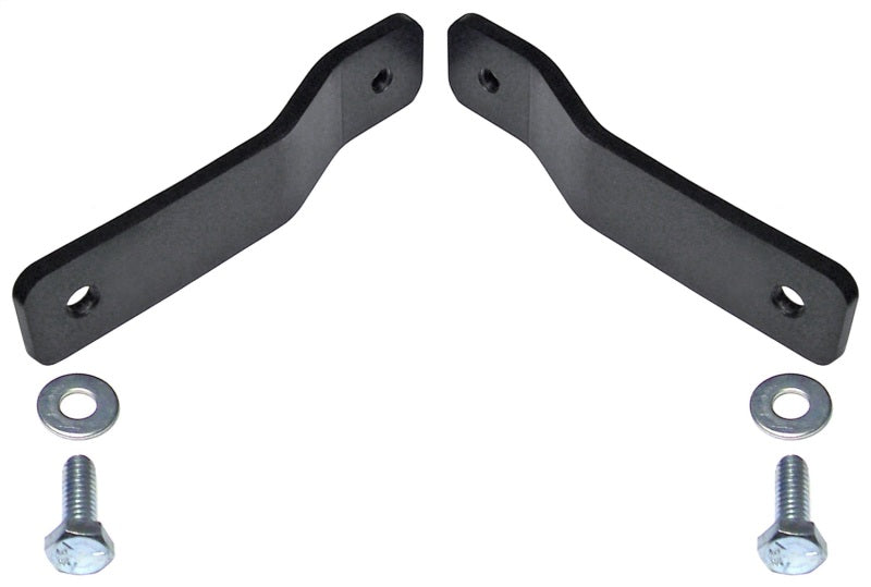 RockJock JK Brake Line Relocation Bracket Kit Rear - CE-9807RBLBK