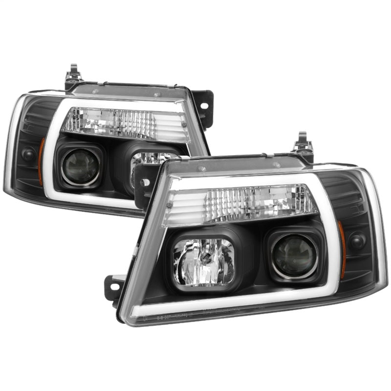Spyder 04-08 Ford F-150 Projector Headlights - Light Bar DRL - 5084484