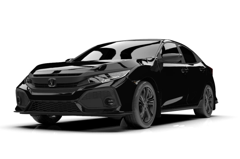 Rally Armor 17-19 Honda Civic Sport/Sport Touring Black UR Mud - MF51-UR-BLK/RD