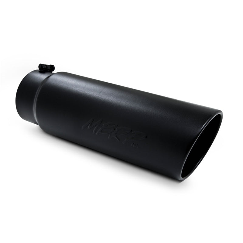 MBRP Universal Tip 6in OD Angled Rolled End 5in Inlet - T5125BLK