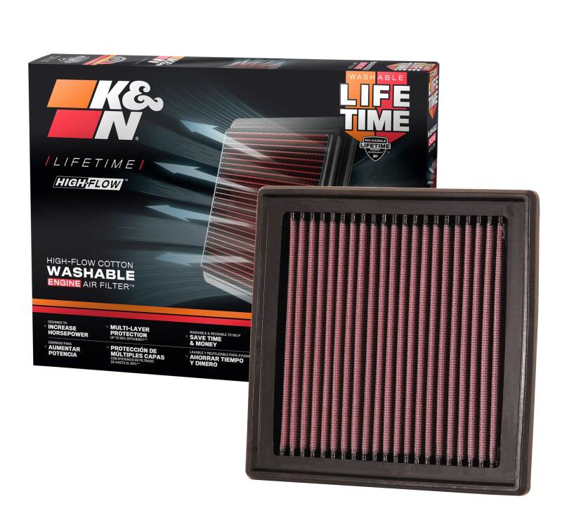 K&N 07-09 350z/370z/G35/G37 Drop In Air Filter - 33-2399