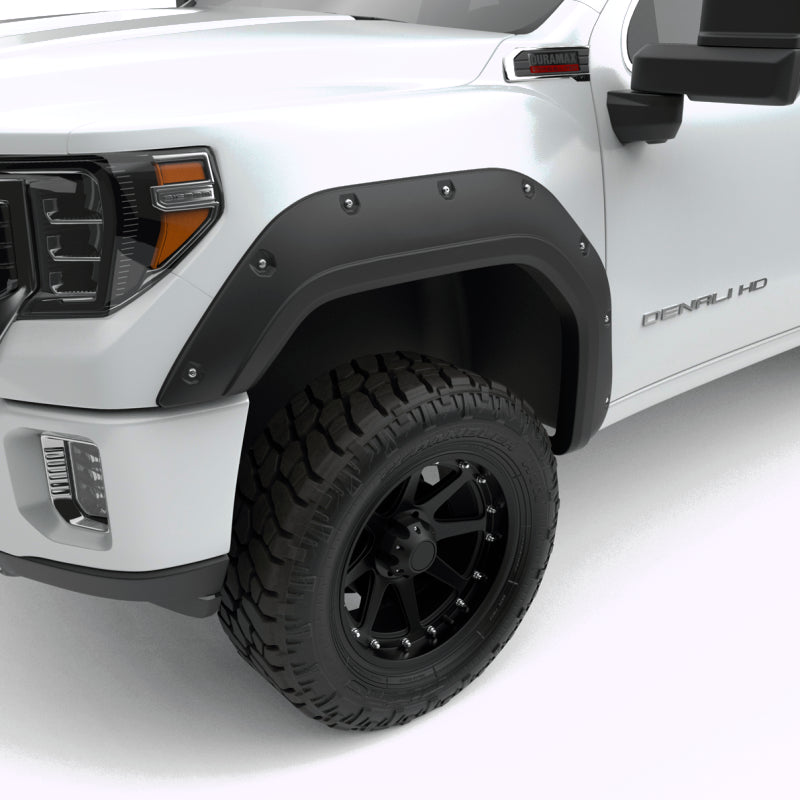 EGR 2020 GMC Sierra HD Bolt-On Style Black Fender Flare - 791954