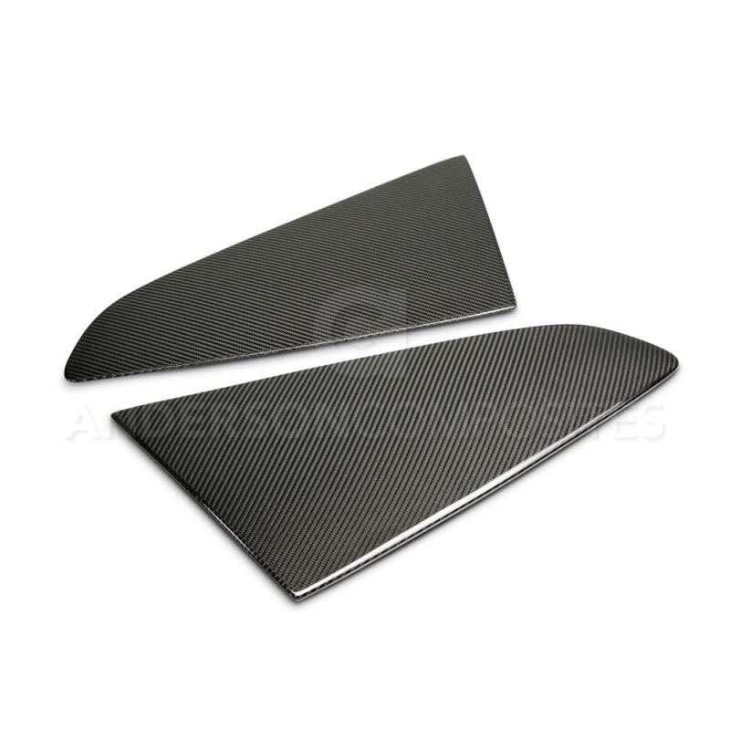 Anderson Composites 2015-2017 Ford Mustang Type -F Style Window Louvers - AC-WL15FDMU-F